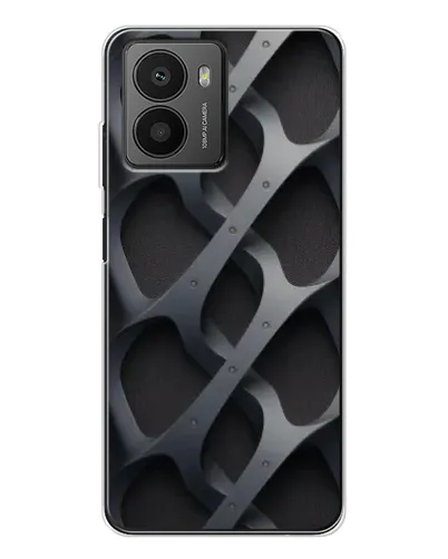 Чехол для HMD Fusion с картинкой «Объемное серое плетение» Чехол для HMD Fusion с картинкой «Объемное серое плетение»
