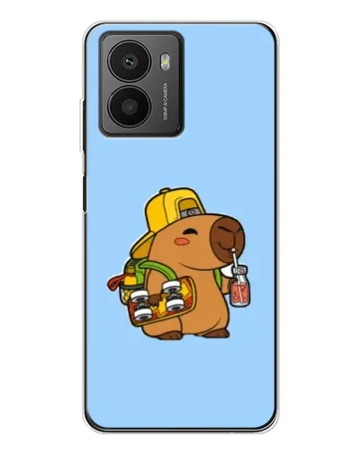 Чехол для HMD Fusion с картинкой «Капибара на скейте»
