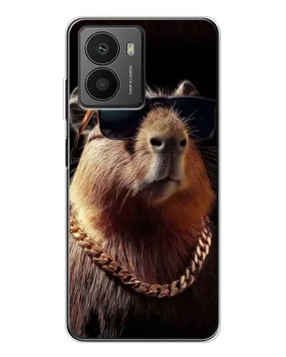 Чехол для HMD Fusion с картинкой «Капибара золотая цепь»