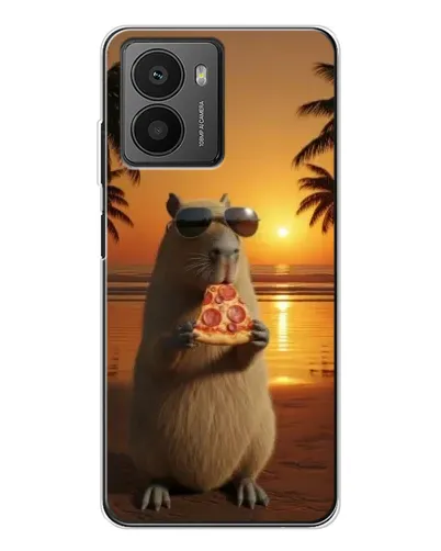 Чехол для HMD Fusion с картинкой «Капибара с пиццей»