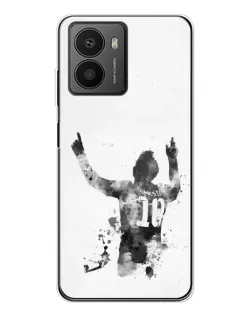 Чохол для HMD Fusion з картинкою «Чорно-білий силует Мессі»