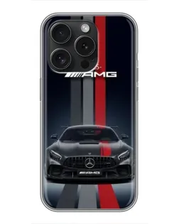 Чохол для HMD Luma з картинкою «Mercedes — білий карбон»