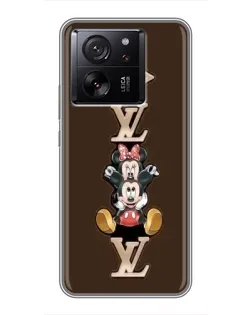 Чехол для HMD Pulse 2 Pro с картинкой «LV и Микки Маус»