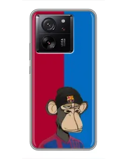 Чехол для HMD Pulse 2 Pro с картинкой «Bored Ape — фанат Барсы»