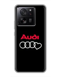 Чехол для HMD Pulse 2 Pro с картинкой «Логотип Audi Heart»
