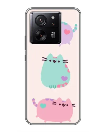 Чехол для HMD Pulse 2 Pro с картинкой «Pusheen трио» Чехол для HMD Pulse 2 Pro с картинкой «Pusheen трио»