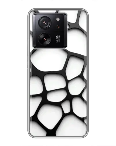 Чохол для HMD Pulse 2 Pro з картинкою «Біла об'ємна сітка»