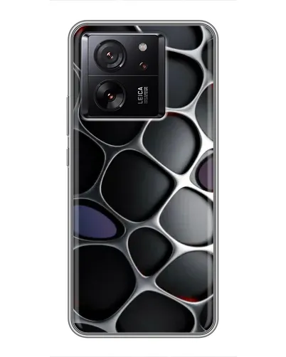 Чохол для HMD Pulse 2 Pro з картинкою «Об'ємна темна решітка»