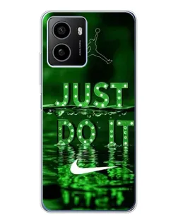 Чехол для HMD Pulse Plus с картинкой «Зеленый неоновый Nike»