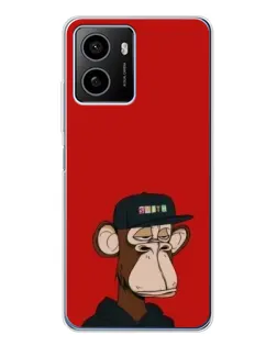 Чехол для HMD Pulse Plus с картинкой «Bored Ape — красный фон»
