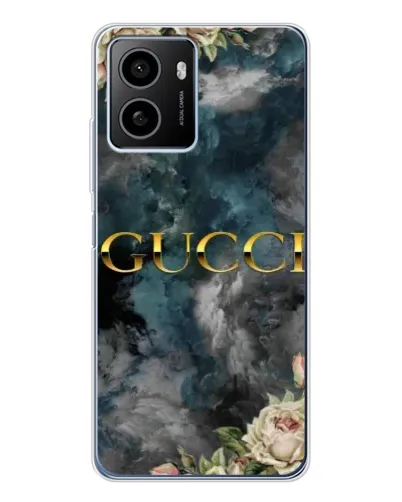 Чохол для HMD Pulse Plus з картинкою «Абстрактні квіти Gucci»
