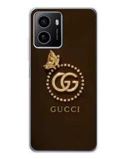 Чохол для HMD Pulse Plus з картинкою «Gucci — золотий метелик»