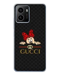 Чохол для HMD Pulse Plus з картинкою «Мінні Маус Gucci — чорний»