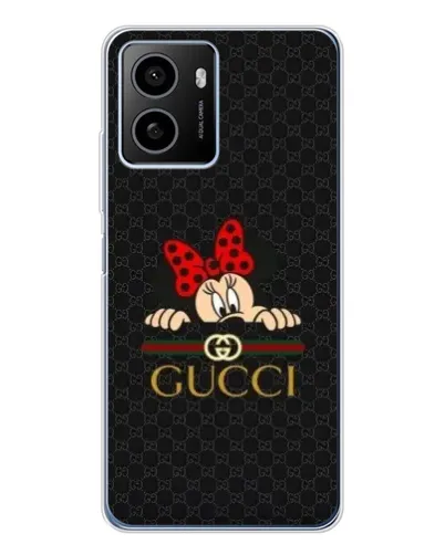Чохол для HMD Pulse Plus з картинкою «Мінні Маус Gucci — чорний»