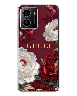 Чохол для HMD Pulse Plus з картинкою «Gucci — бордові троянди»