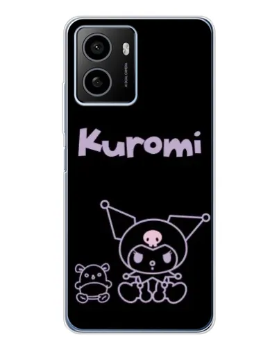 Чехол для HMD Pulse Plus с картинкой «Kuromi — черный минимализм»
