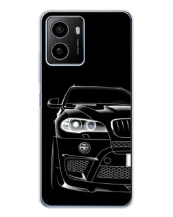 Чехол для HMD Pulse Plus с картинкой «Темный силуэт BMW»