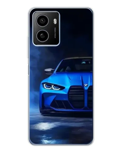 Чехол для HMD Pulse Plus с картинкой «Голубая BMW M4»