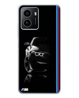 Чехол для HMD Pulse Plus с картинкой «Силуэт BMW в темноте»