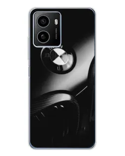Чехол для HMD Pulse Plus с картинкой «Эмблема BMW — макро»