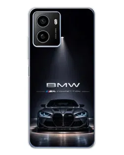 Чехол для HMD Pulse Plus с картинкой «BMW сквозь ночной город»
