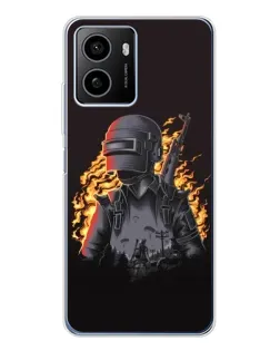 Чехол для HMD Pulse Plus с картинкой «PUBG — огненный силуэт»