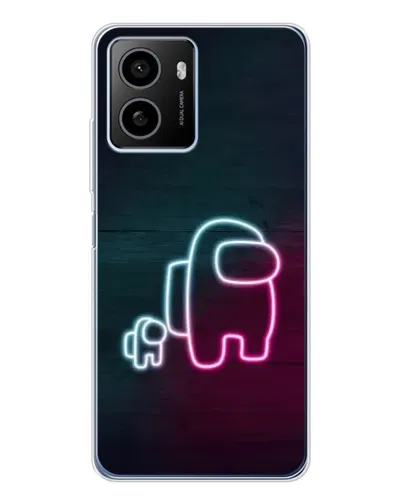 Чехол для HMD Pulse Plus с картинкой «Among Us неон-арт»