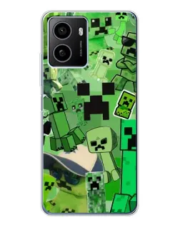 Чехол для HMD Pulse Plus с картинкой «Криперы Minecraft»