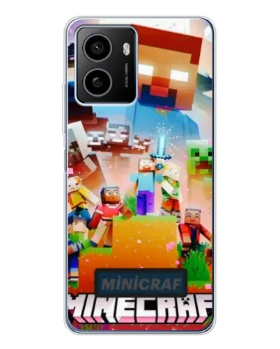 Чехол для HMD Pulse Plus с картинкой «Minecraft герои игры»