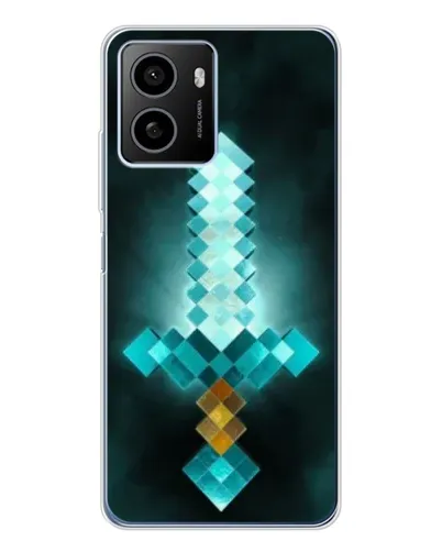 Чехол для HMD Pulse Plus с картинкой «Алмазный меч неон»