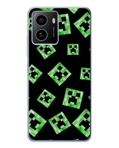 Чехол для HMD Pulse Plus с картинкой «Паттерн с криперами»