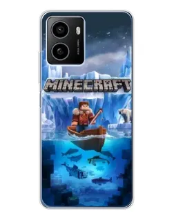 Чехол для HMD Pulse Plus с картинкой «Minecraft ледяной мир»