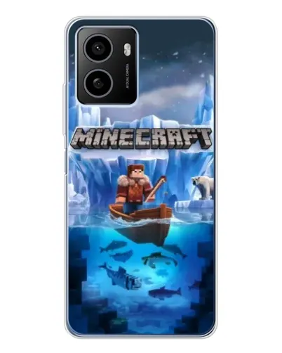 Чехол для HMD Pulse Plus с картинкой «Minecraft ледяной мир»