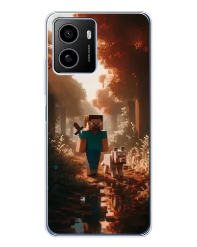 Чехол для HMD Pulse Plus с картинкой «Стив в лесу»