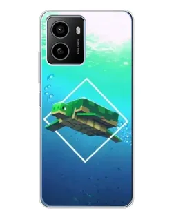 Чехол для HMD Pulse Plus с картинкой «Черепаха Minecraft»