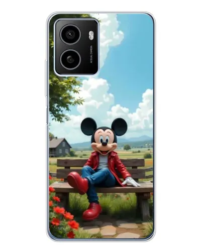 Чехол для HMD Pulse Plus с картинкой «Микки на скамейке»