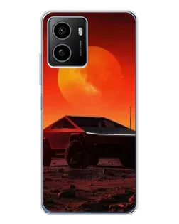Чехол для HMD Pulse Plus с картинкой «Cybertruck на Марсе»