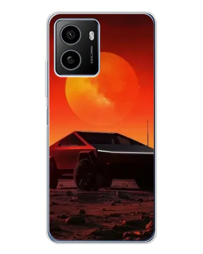 Чехол для HMD Pulse Plus с картинкой «Cybertruck на Марсе»