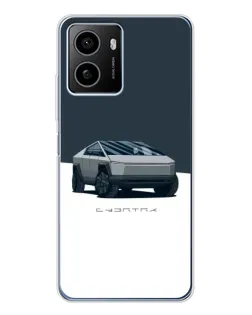 Чехол для HMD Pulse Plus с картинкой «Серебристый Cybertruck Tesla»