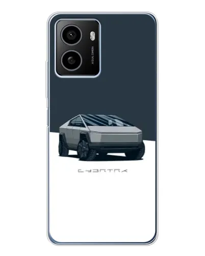 Чехол для HMD Pulse Plus с картинкой «Серебристый Cybertruck Tesla»