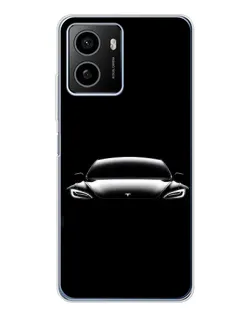 Чехол для HMD Pulse Plus с картинкой «Фары Tesla Night»