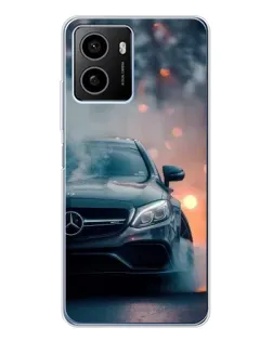 Чехол для HMD Pulse Plus с картинкой «Mercedes — ночной город»