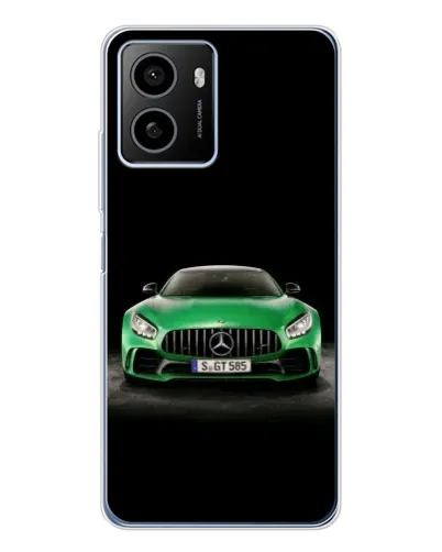Чохол для HMD Pulse Plus з картинкою «Mercedes — неоновий лого»
