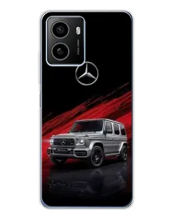 Чохол для HMD Pulse Plus з картинкою «Mercedes G-Class червоний»