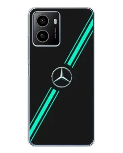 Чехол для HMD Pulse Plus с картинкой «Спортивные линии Mercedes»