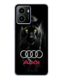 Чехол для HMD Pulse Plus с картинкой «Пантера и Audi»