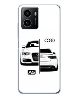 Чехол для HMD Pulse Plus с картинкой «Audi — контрастный дизайн»