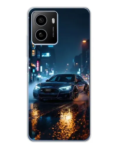 Чехол для HMD Pulse Plus с картинкой «Ночной город и Audi» Чехол для HMD Pulse Plus с картинкой «Ночной город и Audi»