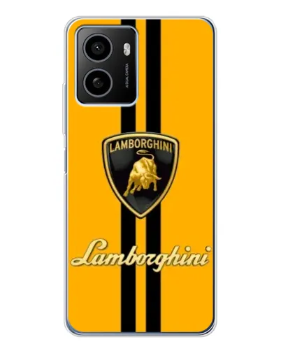 Чехол для HMD Pulse Plus с картинкой «Lamborghini Stripe желтый»