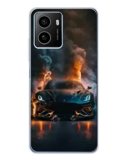 Чехол для HMD Pulse Plus с картинкой «Lamborghini дымная эстетика»